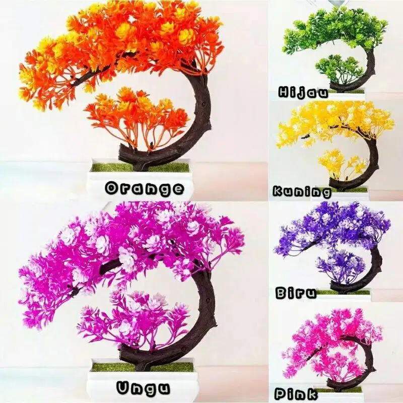 PROMO CUCI GUDANG! TERMURAH Bunga Hias Plastik Cantik Flower Decor