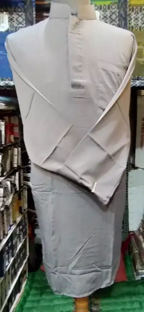 Koko kurta/pakistan 3/8. Polos lengan panjang.