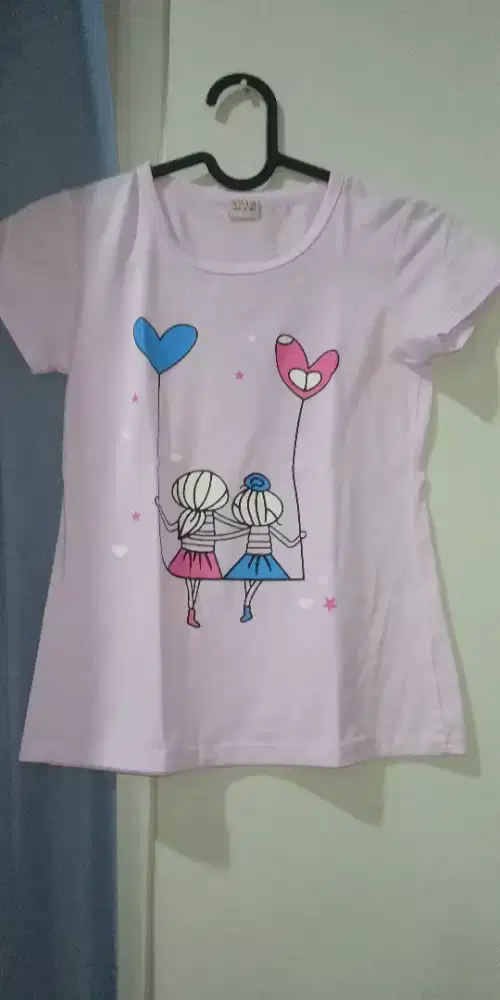 Kaos anak cantik ungu