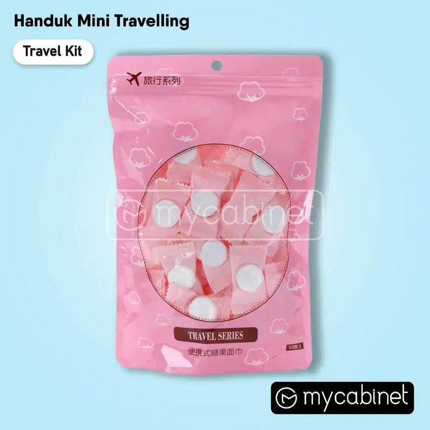 Tissue Handuk Mini Travel Compress Towel Portable Harga Ecer Per Pcs