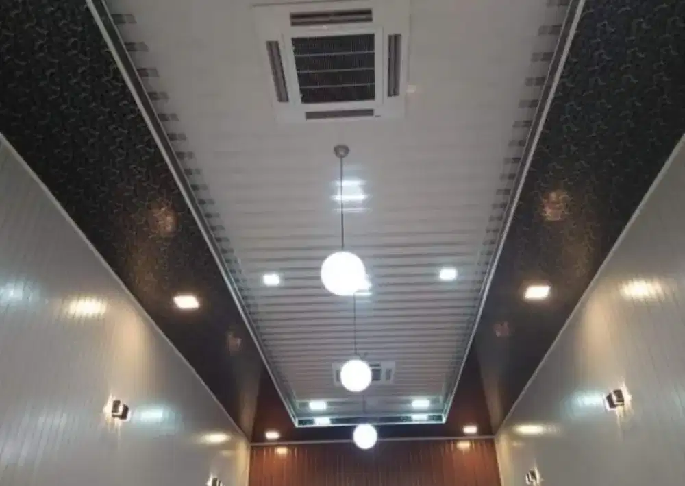 Plafon pvc murah terpasang