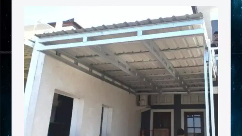 Spesialis kanopi galvalum spandek dan atap galvalum