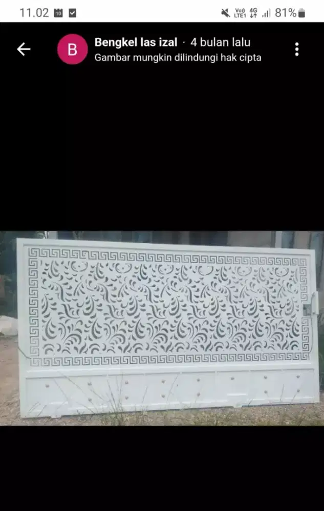 Pagar minimalis, reling tangga, pagar balkon dll