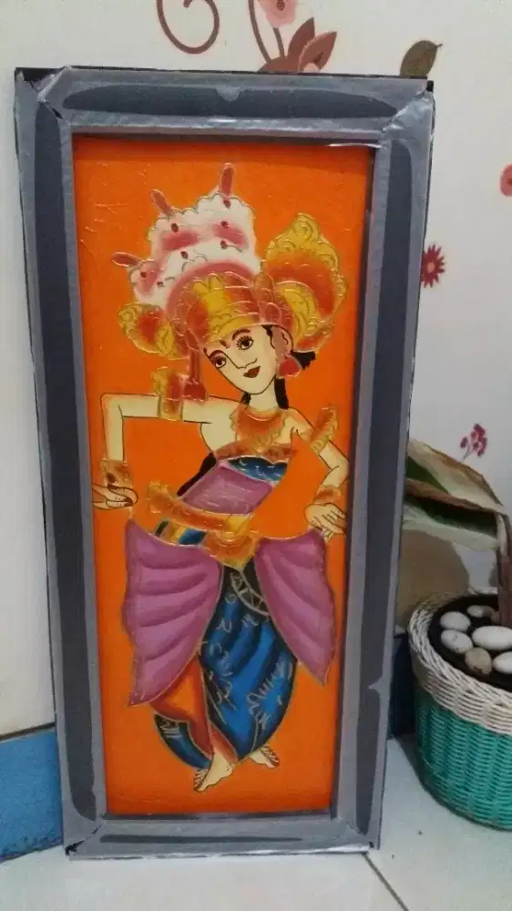 LUKISAN BALI LEGONG, ABSTRACK