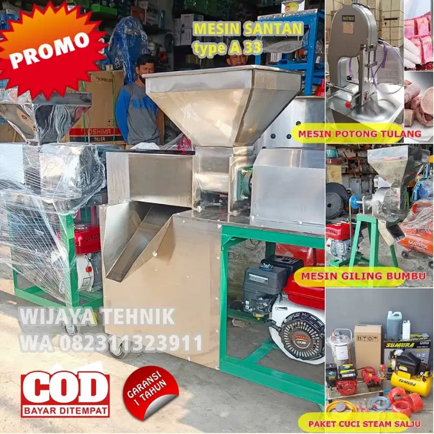 PROMO GUDANG SEMUA MESIN USAHA / bisa bayar di rumah