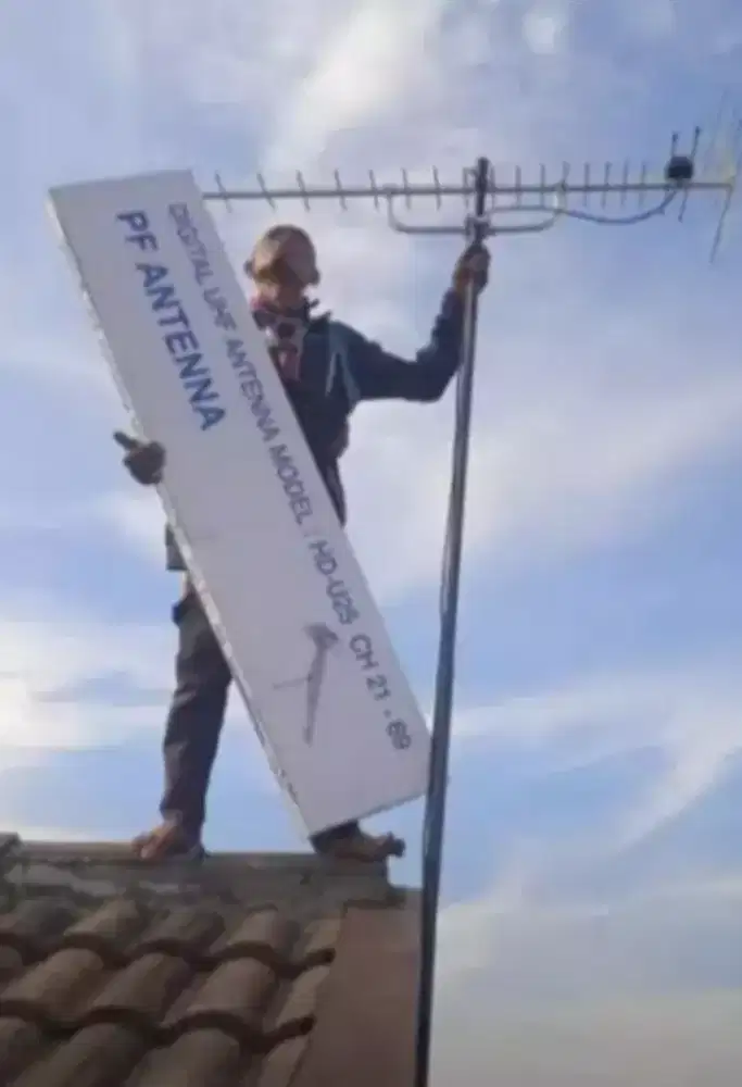 Pasang antena tv digital