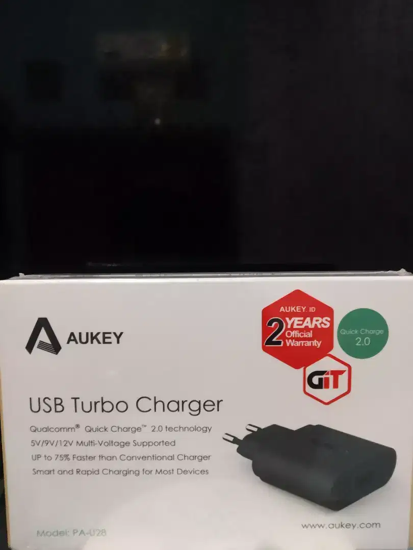 Aukey Turbo Charger 1 Port 18W QC 2.0 - 500224