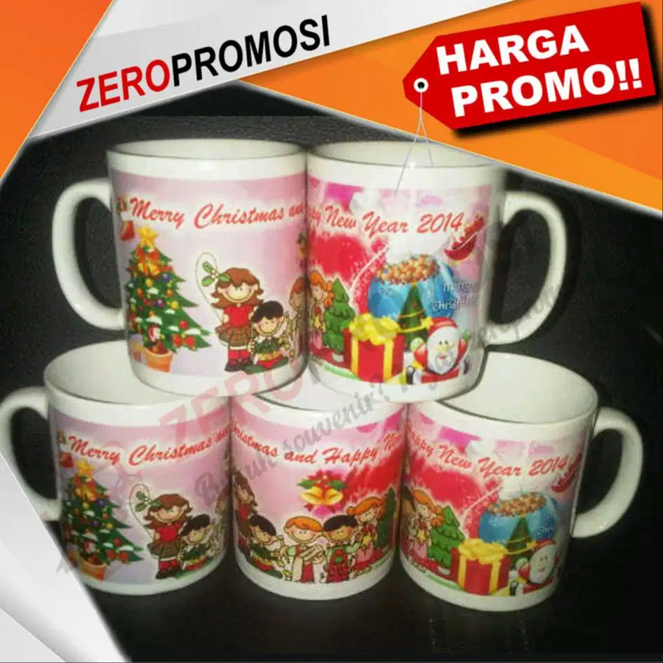 Mug Christmast Custom Design Santa Face