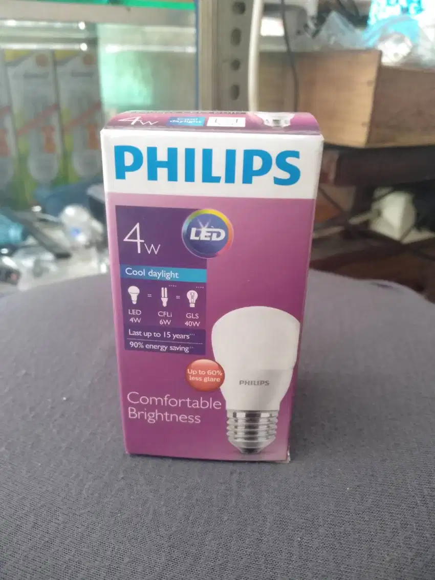 lampu LED Bulb Philip 4 watt