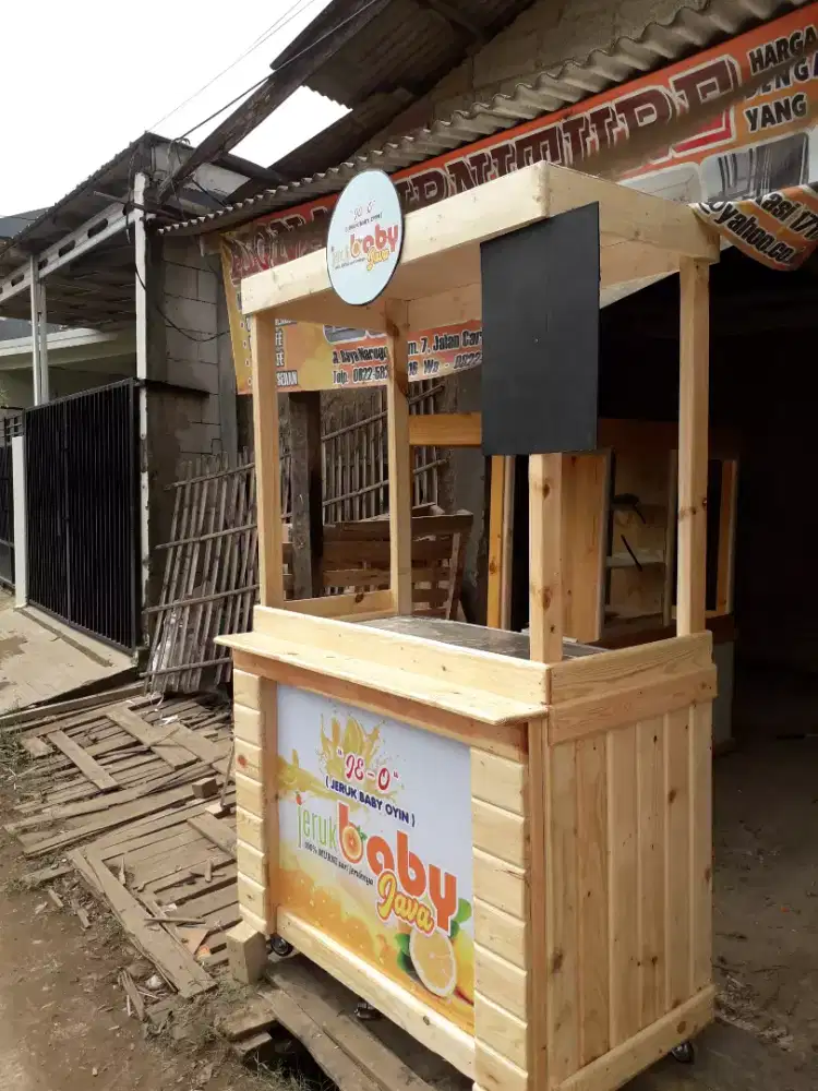 FROMO Booth / Gerobak BOBA cocok untuk usaha anda
