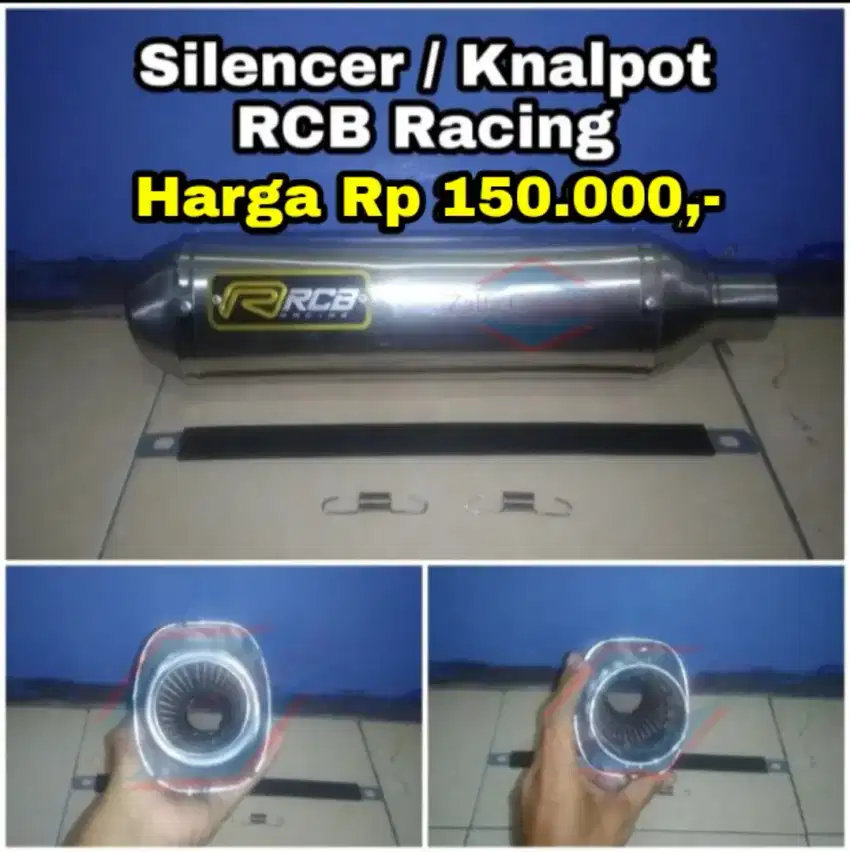 Silincer Knalpot RCB Racing model Kapsul