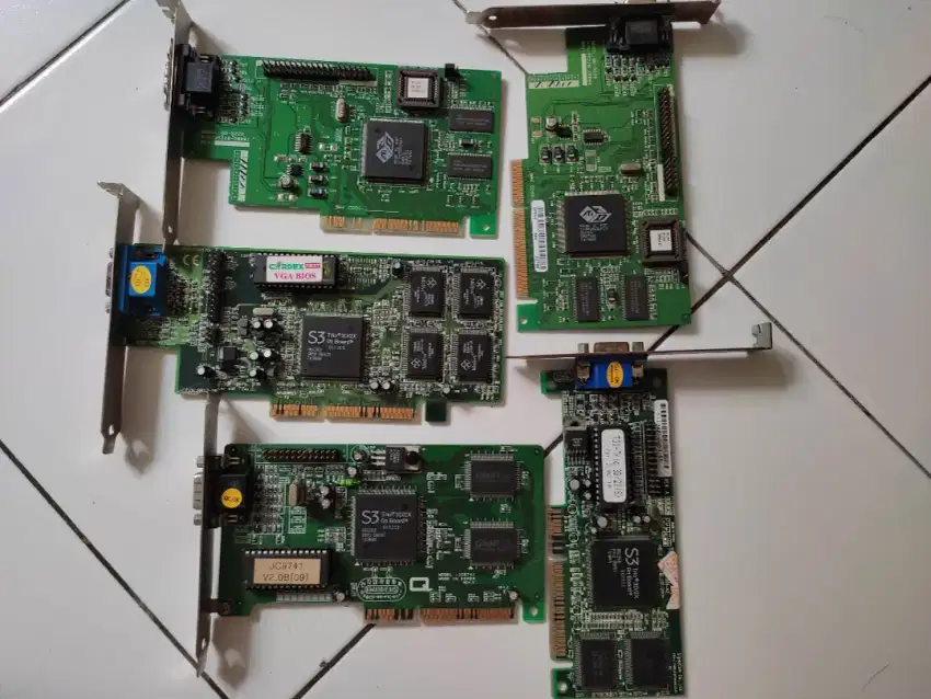 Vga S3 trio agp 2x 4x untuk pentium 3 pentium 2 jadul