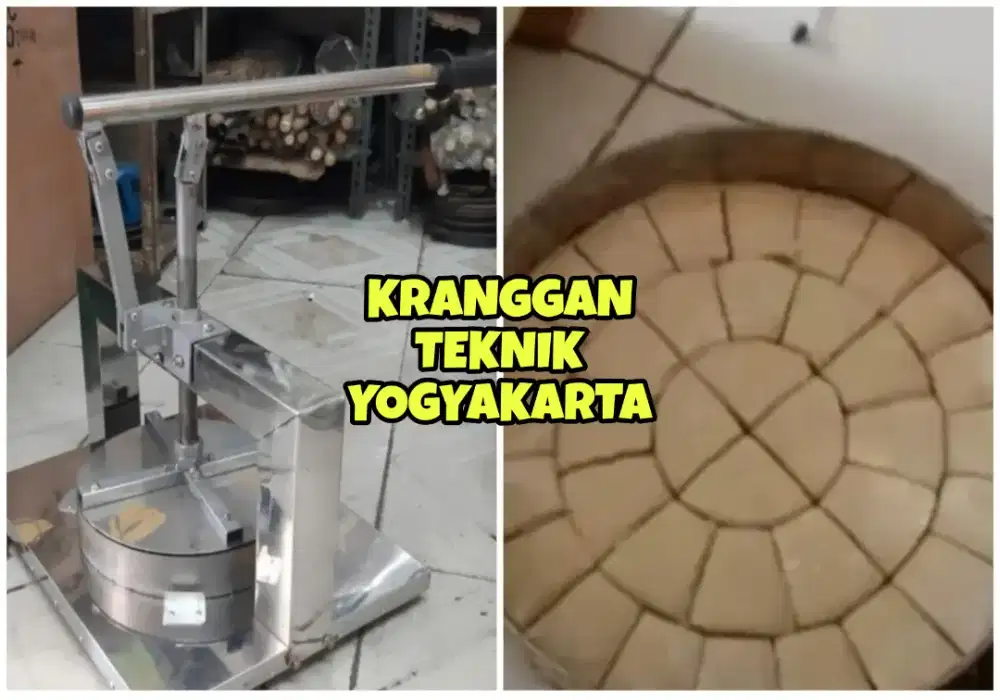 (KRANGGAN TEKNIK)pembagi adonan roti manual dough divider