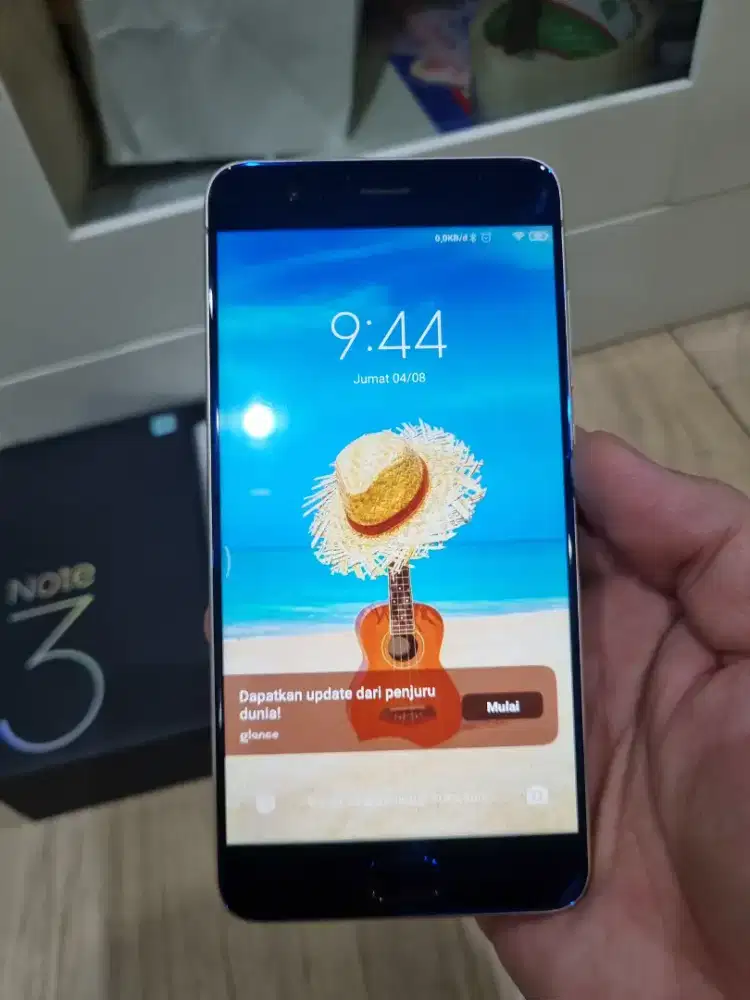 Di jual xiaomi mi note 3 (warna biru) ram 6/64 gb.