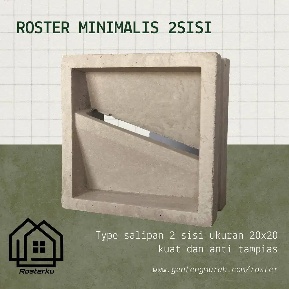 Roster Beton Minimalis berkualitas COD