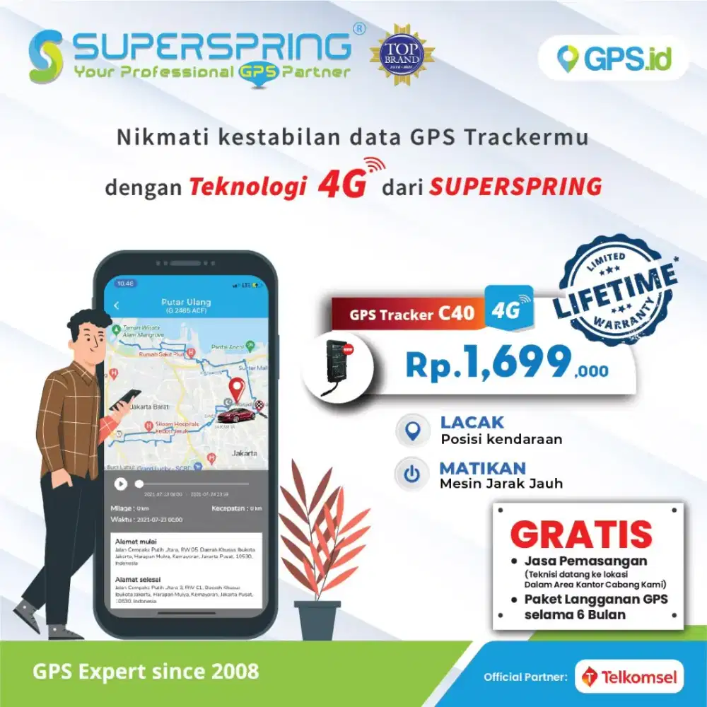 GPS tracker pelacak xenia avanza pajero fortuner ertiga xpander sigra