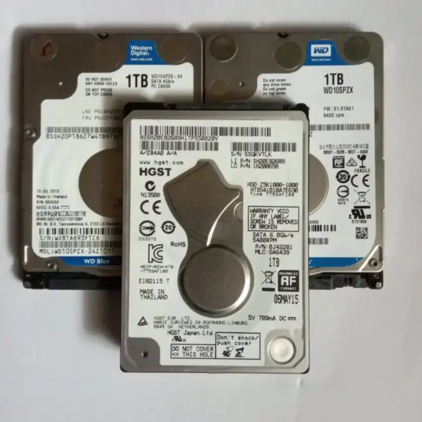 Harddisk Laptop 1TB hardisk notebook hdd sata 2.5 1 TB berbagai merk