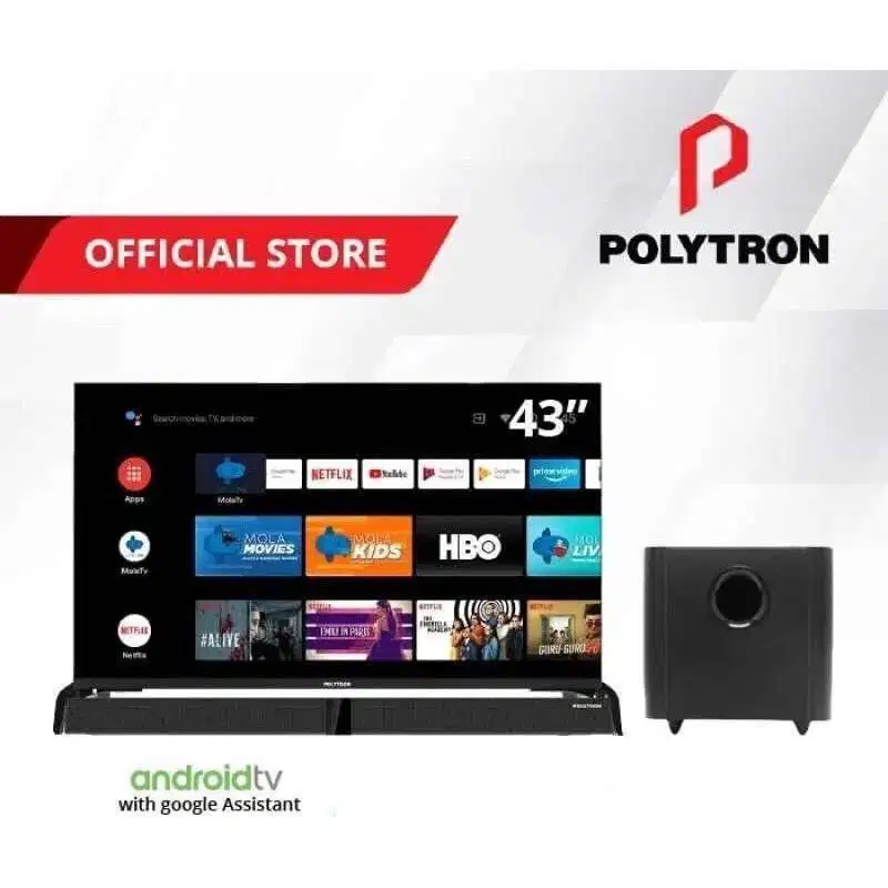 Led polytron smart tv 43 inch led polytron soundbar smart tv polytron