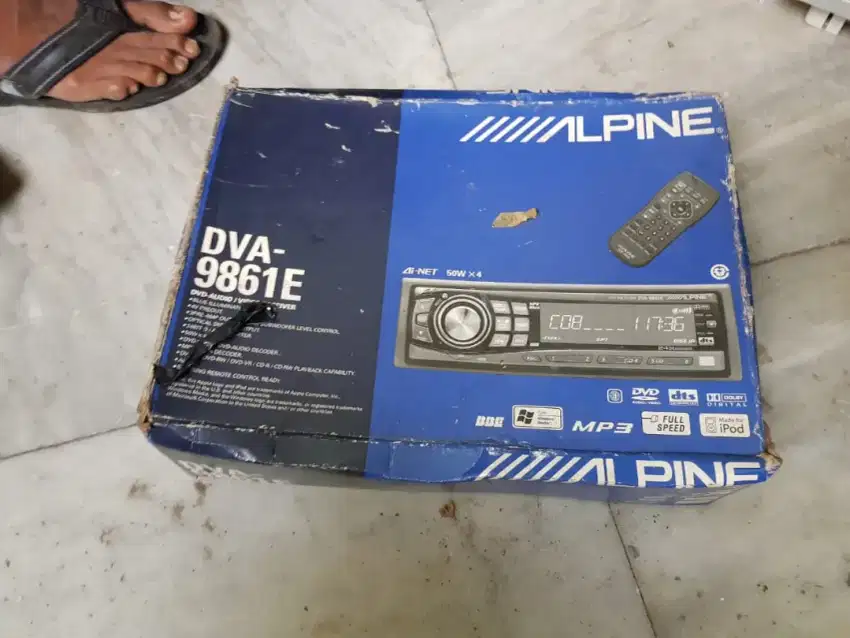 Jual Headunit Alpine DVA-9861E JALAN NORMAL