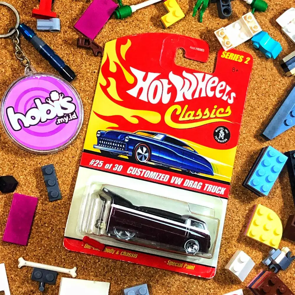 Diecast Hot Wheels Classics Volkswagen Drag Truck Purple Hot Item