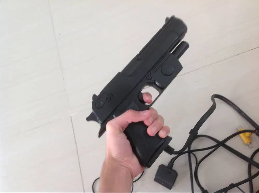 aksesoris PS2 Dance Pad dan Gun Controller/Tembak/Pistol