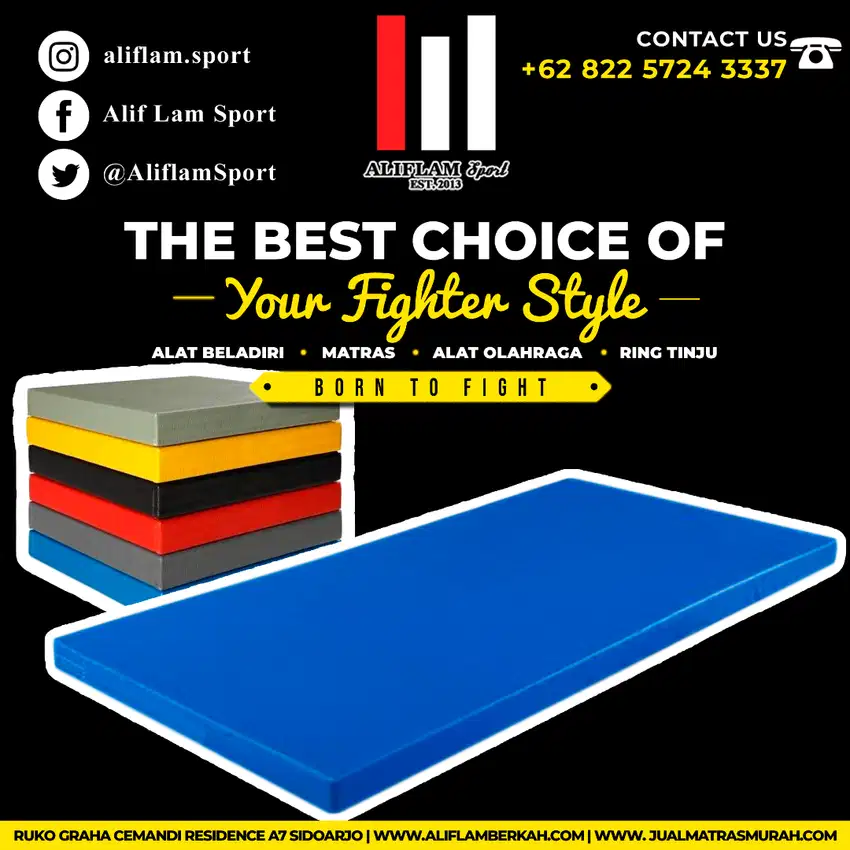 Matras Judo Gulat Aikido Tatami Yongmoodo | Matras Bantingan MMA BJJ