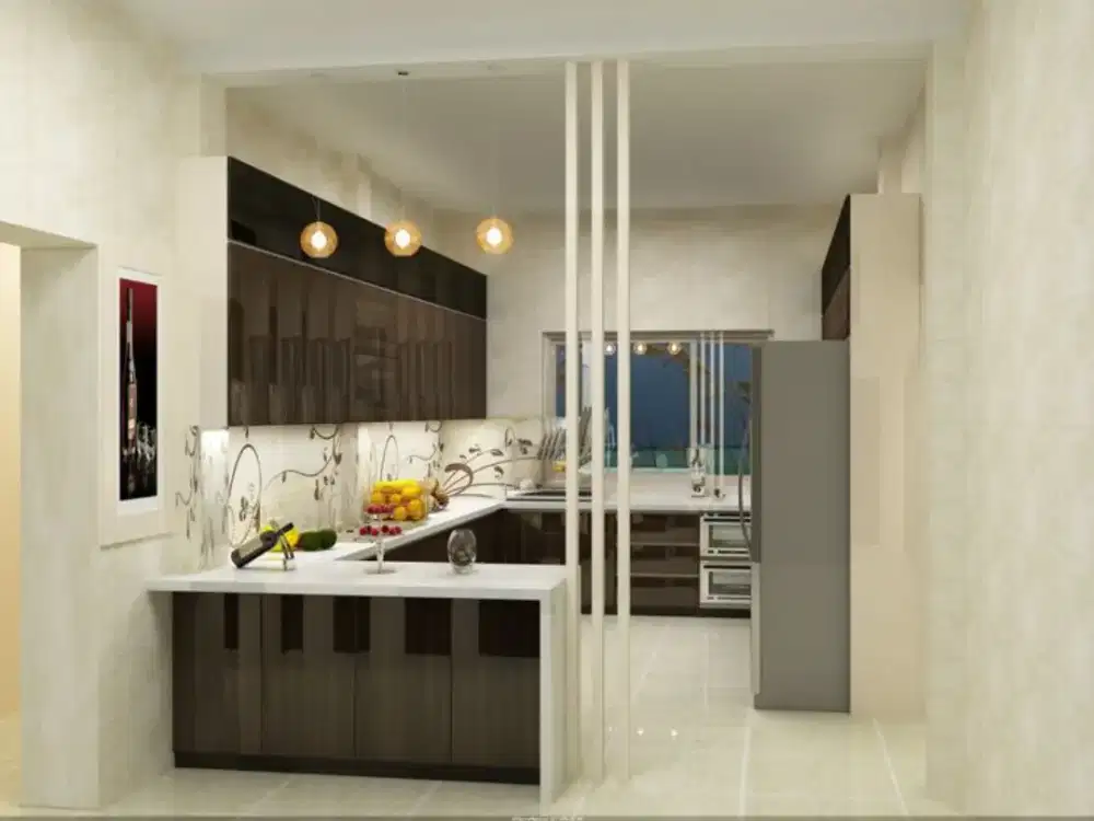 KITCHEN SET MINIMALIS TERBARU COSTUM