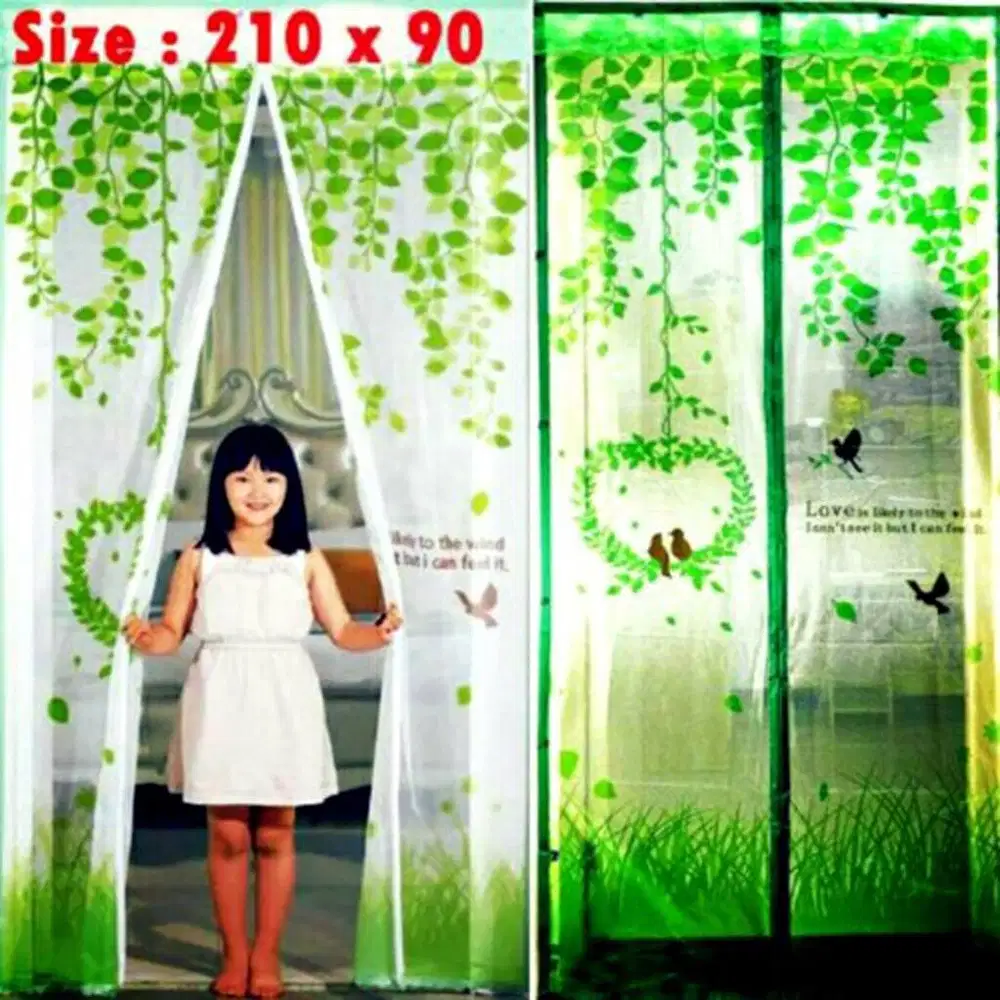 tirai pintu magnet anti nyamuk