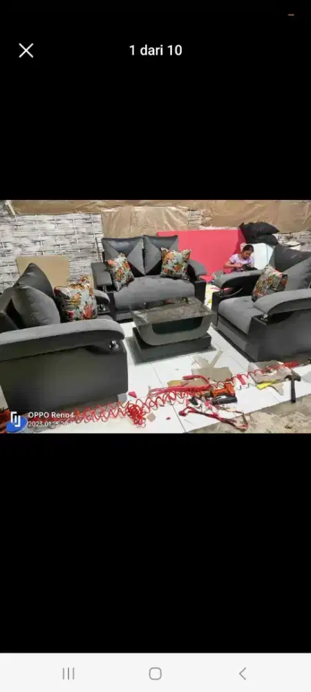 Sofa Elbow Modern 221 & Meja GRATIS ONGKIR