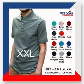 Kaos Polos Polo Kerah XXL