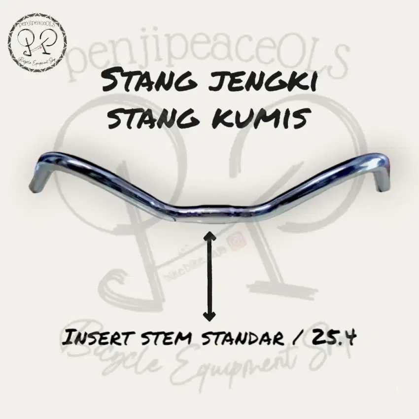 Stang kumis stang sepeda handlebar setang stir sepeda