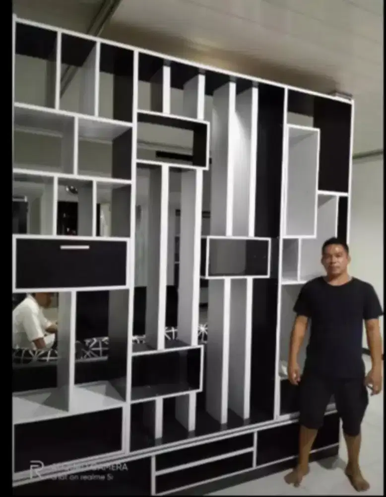 Penghias ruangan tamu partisi