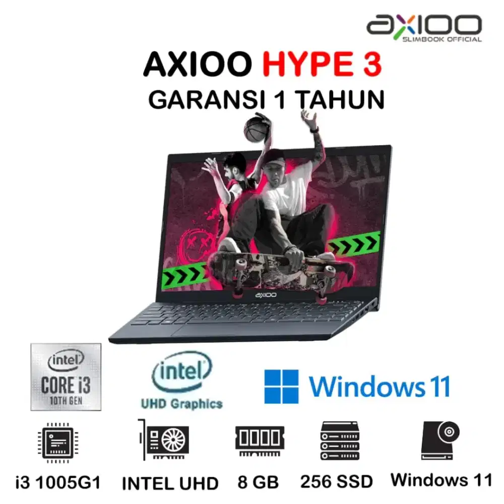 AXIOO MYBOOK HYPE 3 INTEL i3 1125G4 8GB 256SSD
