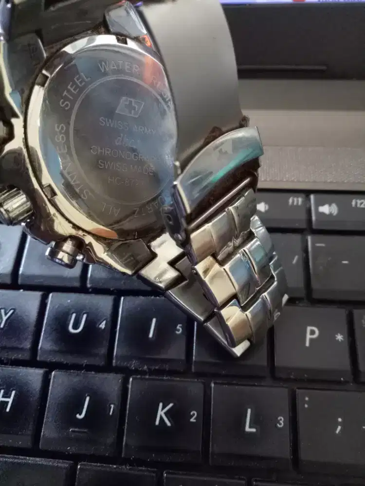 Jam Tangan ORIGINAL  swiss army Chrono HC8727  keren abis
