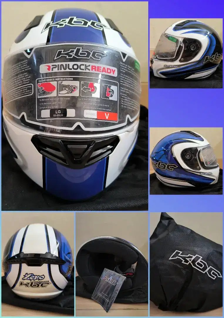 Helm KBC V-Zero Blue size L