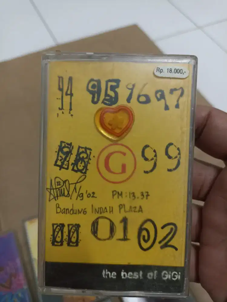 Kaset pita GiGi  The best of gigi