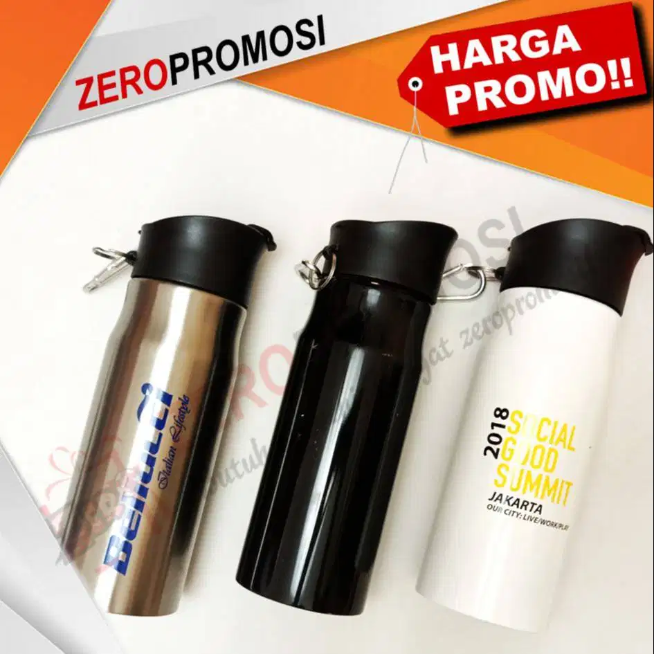 Souvenir Botol Minum Stainless Tumbler Mizzu Jazz 750 ml