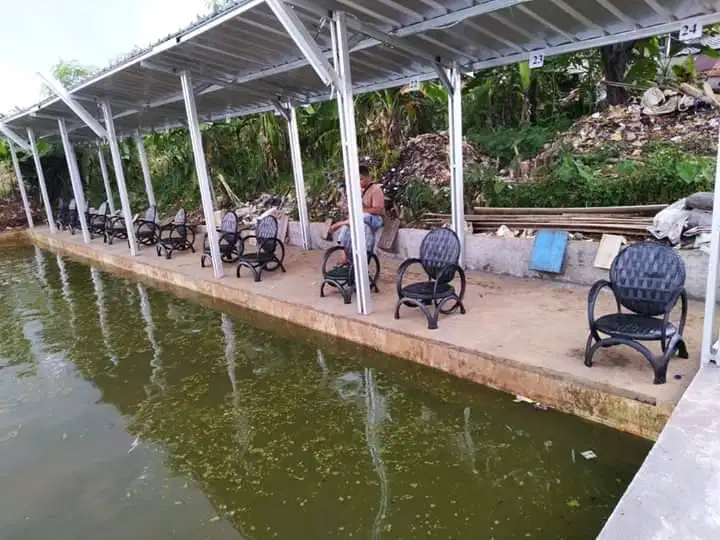 kursi/bangku untuk pemancingan dari ban bekas bukan plastik