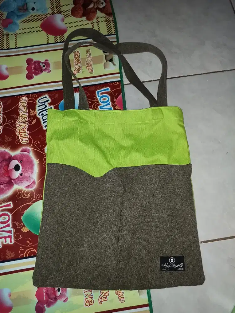 Tote Bag 2 kantong Heyho