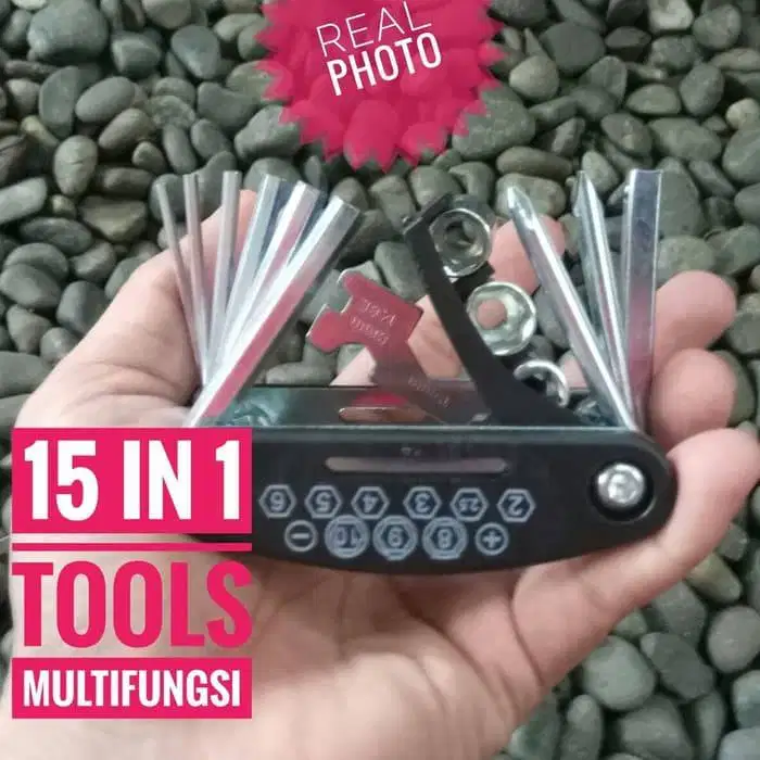 Kunci Obeng PRAKTIS Toolkit  15 in 1 Repair Tool