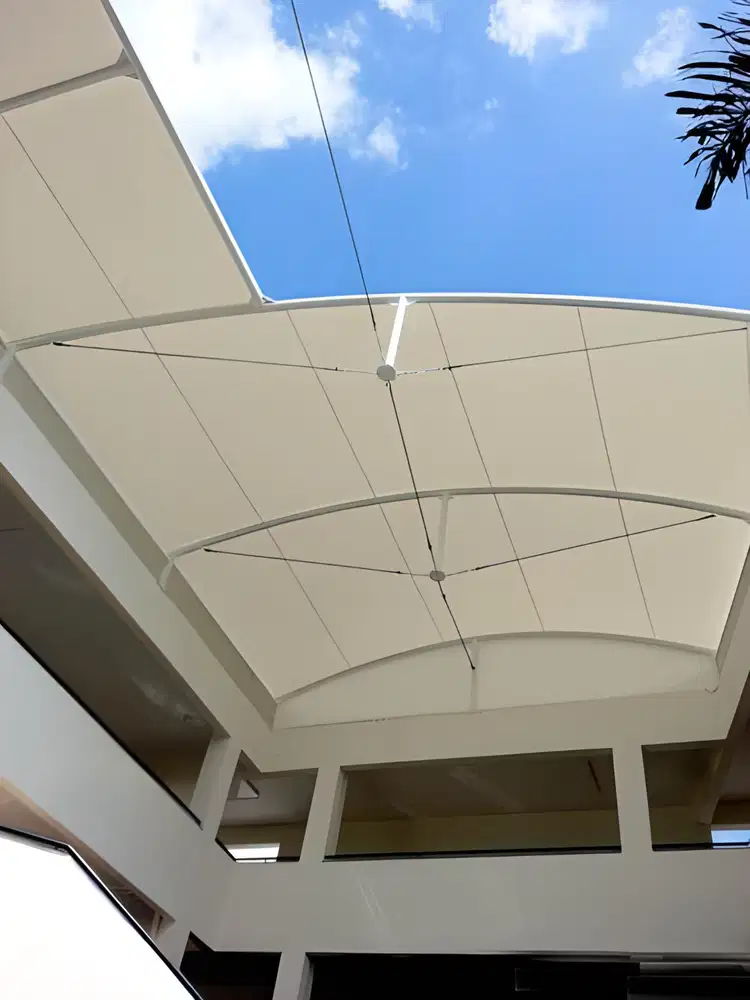 PERLU PEMASANGAN ATAP KANOPI MEMBRAN AESTHETIC