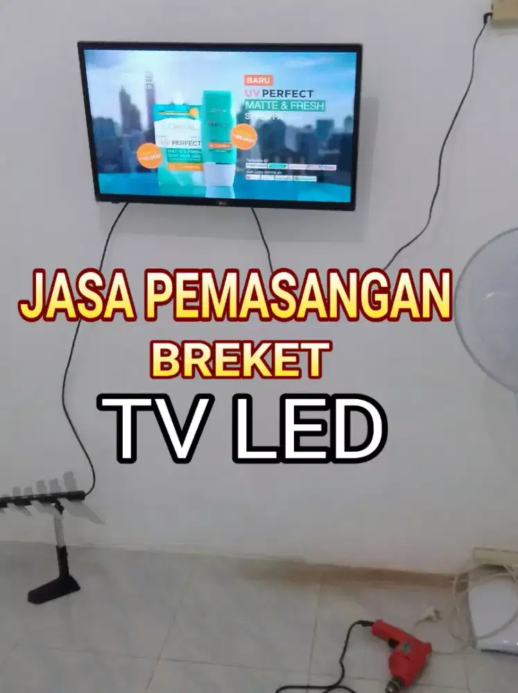 Pemasangan Breket TV 22 inch - 32 inch,,