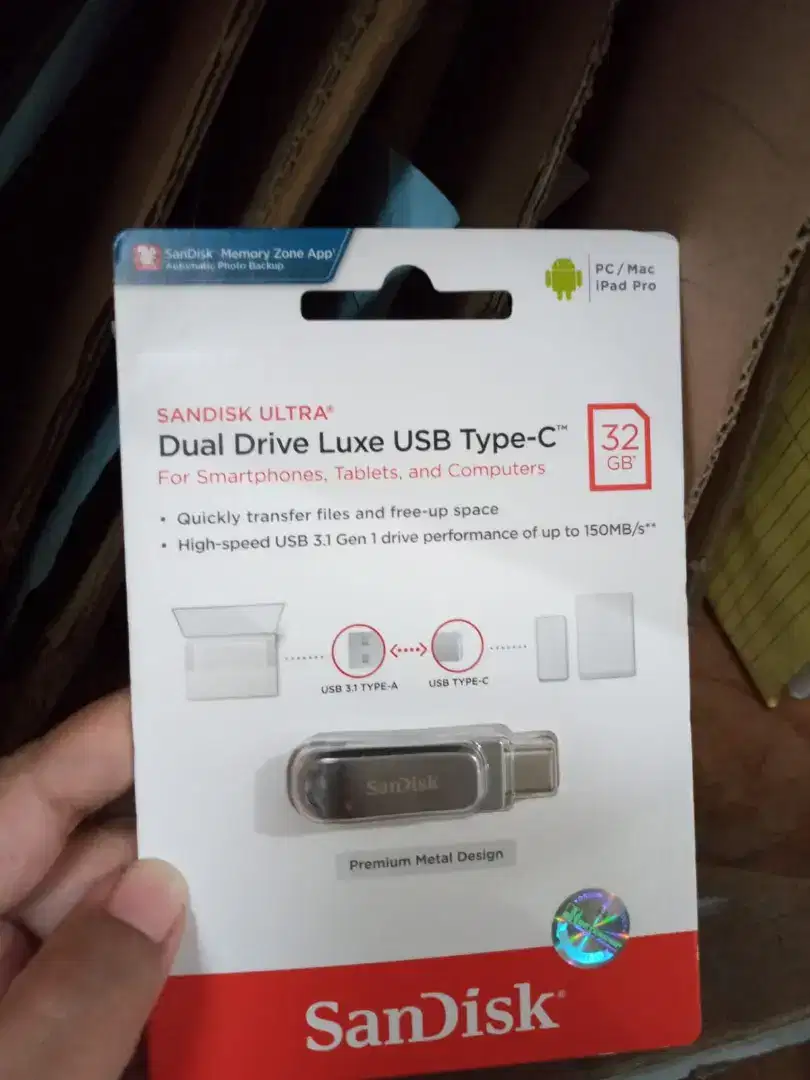 Flashdisk dual drive tipe C 32gb