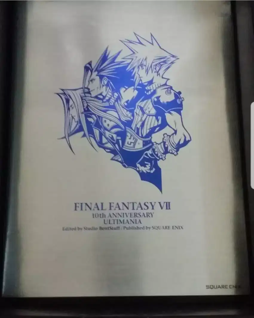 buku uniqlo majalah mcd final fantasy ff original ps  playstation sony