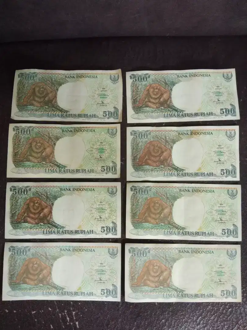 Uang kertas 500 rupiah thn 1992