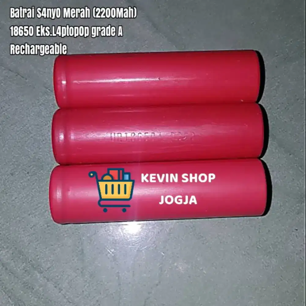 1x Batrai S4nyO 18650 Eks.L4ptop grade A
bisa di cas