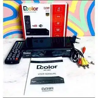 SET TOP BOX TV Digital Receiver WIFI YOUTUBE FULL HD STB DCOLOR DVB T2