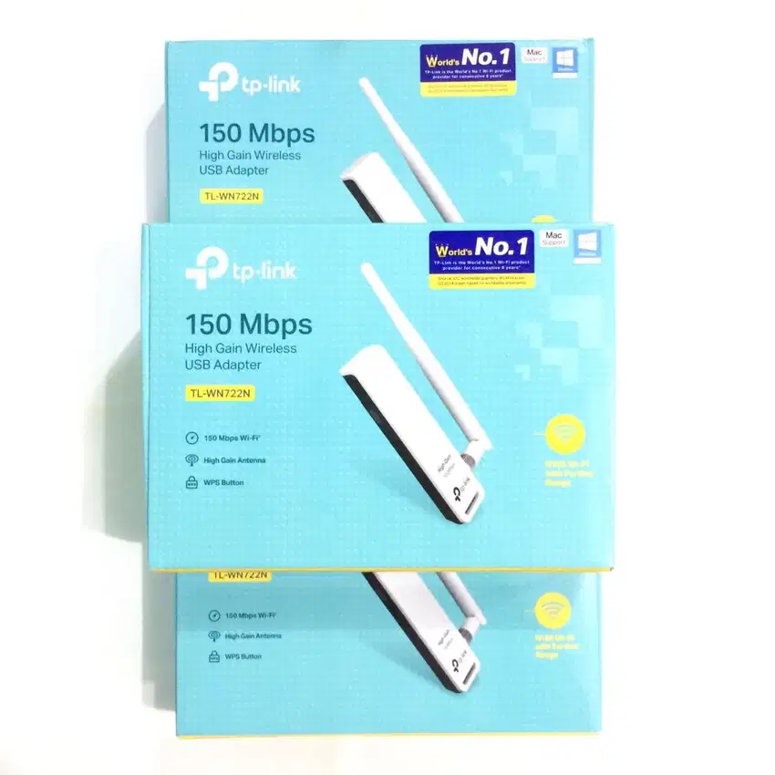 N E W  TPlink TL-WN722N 150Mbps High Gain Wireless USB WIFI Adapter