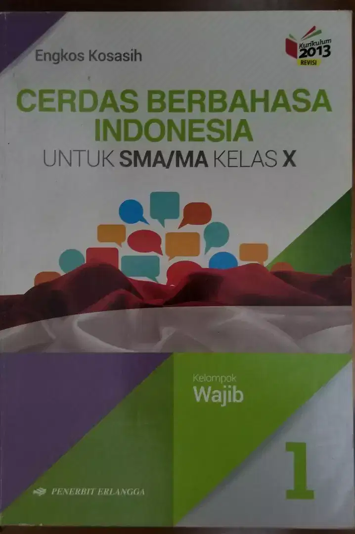 Buku paket bahasa indonesia ppkn agama islam kelas 10 X erlangga