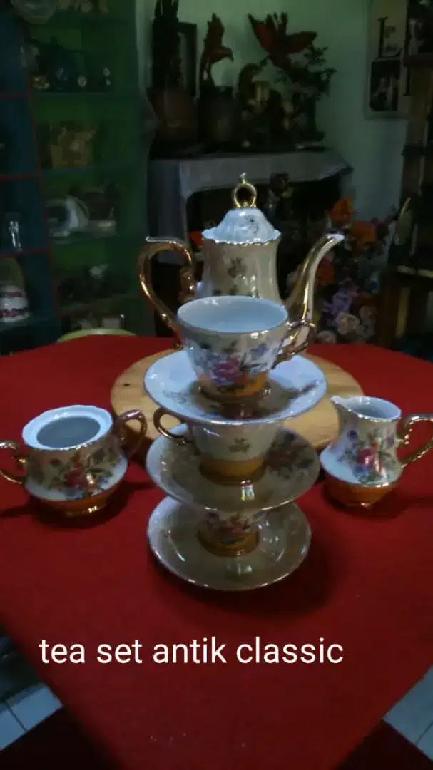 Tea set porseline antik